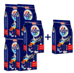 Panzi 5 + 1 AKCIÓ - Panzi 4 SEASONS Tavi haltáp 5 x 1kg + 1 x 1kg AJÁNDÉK! (312408cs) - fishingoutlet