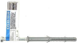  KD Állványrögzítő hosszú, műanyag tipli hatlapfejű speciális csavarral 10x240mm horganyzott - bakonykotoelem - 595 Ft