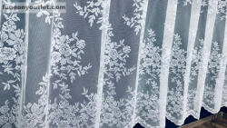 fuggonyoutlet Mine, fehér, 300x250 cm