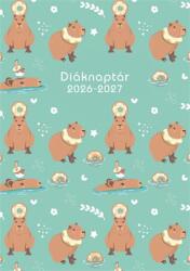 TopTimer Diáknaptár, 2026/2027 tanév, B6, heti, TOPTIMER, Capibara (27D100J-00C) - papir25