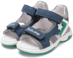 D. D. Step Könnyű, valódi bőr sötétkék D. D. step gyerekszandál