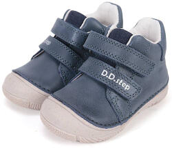 D.D.Step Sötétkék klasszikus, valódi bőr D. D. Step kisfiú bokacipő - gyerekcipo - 15 095 Ft
