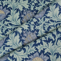 Takoy Popelín pamut anyag Franz sötétkék