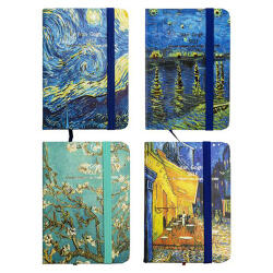 Centrum Jegyzetfüzet Centrum A/7 80 lapos vonalas kemény fedeles Van Gogh (81146)