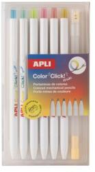 APLI Színes töltőceruza készlet, többszínű írásvonal, APLI Color Click Mix (20550) - molnarpapir