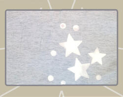 Billerbeck Bianka pamut kispárnahuzat, 36x48 cm, Csillagos Szürke