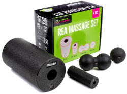REA 4 db-os habszivacs masszázs szett (hordozható hálós táskával)