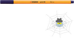 STABILO Point 88 rostirón, tűfilc 0, 4 mm - éj kék