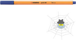 STABILO Point 88 rostirón, tűfilc 0, 4 mm - kék - spidershop - 405 Ft
