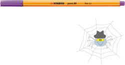 STABILO Point 88 rostirón, tűfilc 0, 4 mm - sötétlila