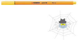 STABILO Point 88 rostirón, tűfilc 0, 4 mm - sárga