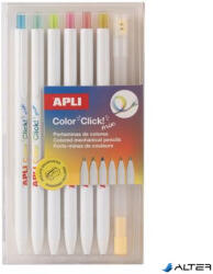 APLI Színes töltőceruza készlet, többszínű írásvonal, APLI "Color Click Mix (20550) - alter