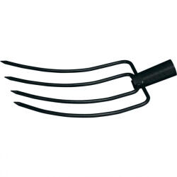 SIBRTEH 200x290mm klasszikus széna villa nyél nélkül (638357) - gardenhome