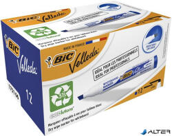 BIC Flipchart- és táblamarker, 1, 1-5, 6 mm, vágott, BIC 'Velleda ecolutions', kék (525829 / 904947)