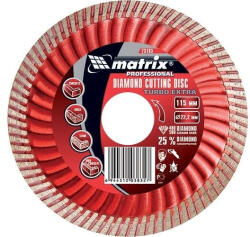 MTX 125mmxM14 Turbó Extra gyémántvágó tárcsa száraz (731949) - gardenhome