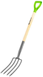 SIBRTEH 195x295mm kerti villa lakkozott fa nyél, forgató LUXE (613807) - gardenhome