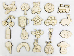  Natúr fa - Ovis jelek 5cm 20db/csomag - kosarbolt