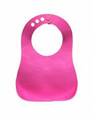  Baby bruin silikon előke rózsaszín