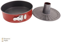 BreadBaking Kapcsos kuglófsütő, csöves 26cm (2in1) Thermoplate Pes bevonat (000909)