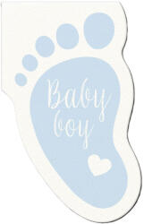 PAW Textilhatású szalvéta 33x33 cm 10 lap/csomag - Világoskék lábacskák