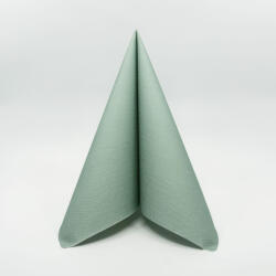 PAW Textilhatású egyszínű szalvéta 40x40 cm 50 lap/csomag - Monocolor pasztellzöld