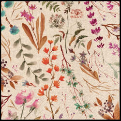 PAW Papírszalvéta 33x33 cm 3 rétegű 20 lap/csomag - Virágos csokor 100% Eco