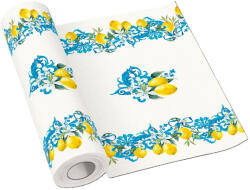 PAW Textilhatású asztali futó 40 cm x 24 m Citromok