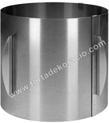  Állítható tortagyűrű nagy 20 cm magas