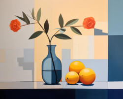 Alkotásutca Bőséges nyugalom - Számfestő készlet kereten 40x50