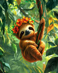 Alkotásutca Trópusi kaland - Számfestő készlet kereten 40x50 - shop - 8 990 Ft