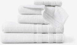 Goldea puha organikus pamut törölköző - fehér 70 x 140 cm