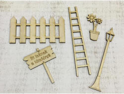  Natúr fa - Tündérkert kellékek 5db/csomag - csinaldmagadshop