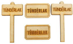  Natúr fa - Manólak kellékek 4db/csomag - csinaldmagadshop