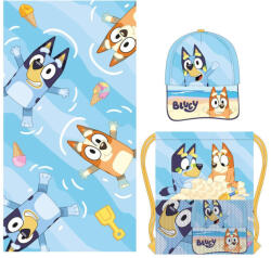  Bluey Ice Cream törölköző, tornazsák, baseball sapka szett (CEP2200010479) - oliviashop