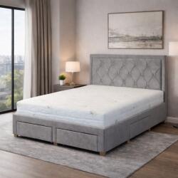 SaltSib Saltea ortopedica Holiday Perfect Dream 160x200x25 cm, arcuri pocket, 7 zone confort, spuma memory, husa detasabila, fermitate medie (00004279) - drimus Saltea