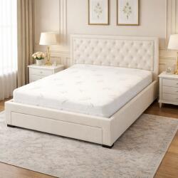 SaltSib Saltea ortopedica Magic Micro One 180x200x23 cm, arcuri pocket, 7 zone confort, husa detasabila tricot, fermitate medie (00004280) - drimus Saltea