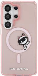 KARL LAGERFELD Husa Karl Lagerfeld IML Peekaboo Choupette cu MagSafe compatibila cu Samsung Galaxy S26 Ultra, Roz (3666339612757)