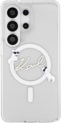 KARL LAGERFELD Husa Karl Lagerfeld IML KC Script cu MagSafe compatibila cu Samsung Galaxy S26 Ultra, Transparent (3666339612726)