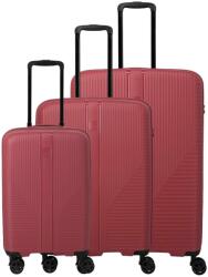 Travelite Комплект пътни куфари Travelite Air Stripe S, M, L Slim Red Travelite | Cherven | ЖЕНИ | UNI