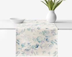 Goldea napron de masă decorativ valencia - imprimeuri de plante 35x180 cm Fata de masa