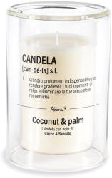Decorer Lumanare parfumata in borcan sticla aroma Cocos, Palmier Ø 8 cm x 12 H (A14.15.24B)