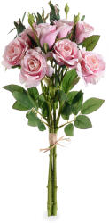 Decorer Buchet Trandafiri artificiali roz verzi 45 cm (A09.04.72A)