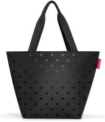 Reisenthel Чанта Reisenthel Shopper M Glossy dots black Reisenthel | Cheren | ЖЕНИ | UNI