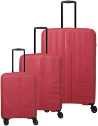 Travelite Комплект пътни куфари Travelite Air Stripe S, M, L Red Travelite | Cherven | ЖЕНИ | UNI