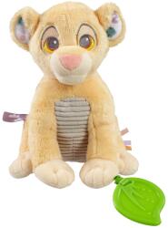 rainbow designs Jucarie senzoriala Simba Disney Baby, cu inel gingival, galben, ultra-moale (DN2137)