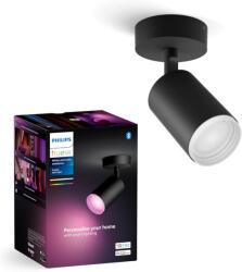 Philips Hue Spot LED inteligent Philips Hue Fugato, 350 lm, dimmabil, 16 milioane culori, negru (8720169319639)