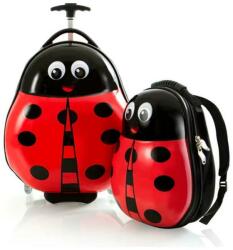HEYS Детски куфар Heys Travel Tots Lady Bug - комплект раница и куфар Heys | Cherven | Момчешки | UNI