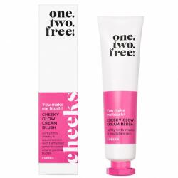 one. two. free! Machiaj Ten Cheeky Glow Cream Blush Coral Fard Obraz 15 g