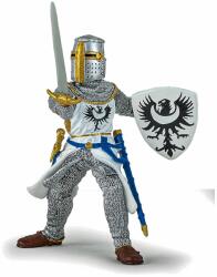 Personaje medievale fantastice PAPO FIGURINA CAVALER ALB CU SABIE (Papo39946) Figurina