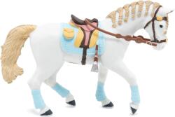 Rase de Cai si Ponei PAPO FIGURINA CAL DE ECHITATIE BLEU (Papo51545) Figurina
